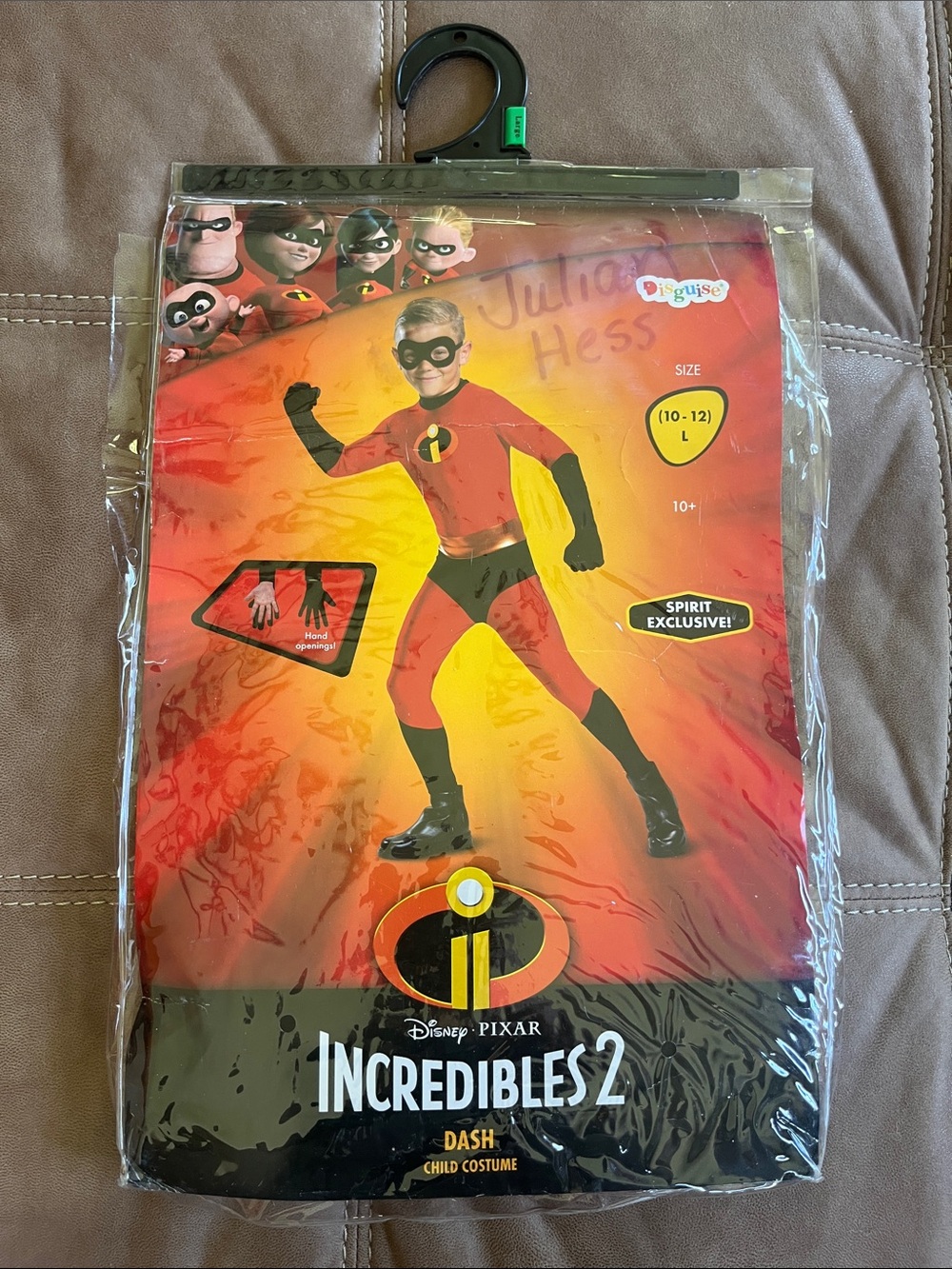 Disney Incredibles 2 Dash Kids Superhero Costume - Red and Black